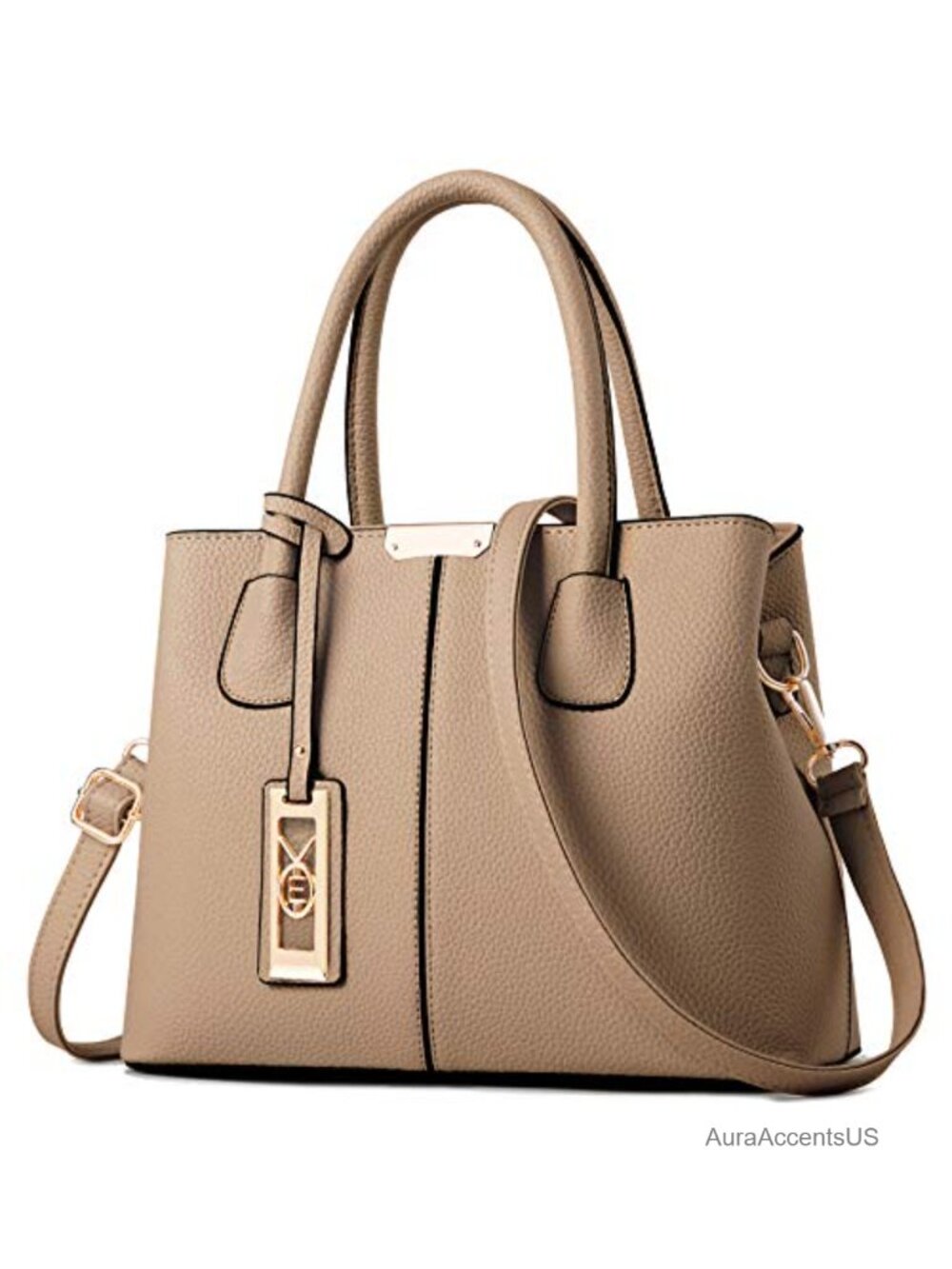 PU Leather Satchel Handbag Tote Crossbody Messenger Shoulder Purse